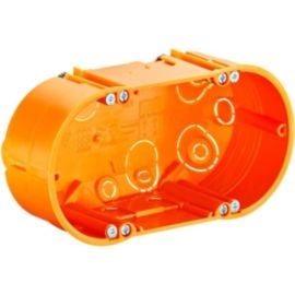 Кейзер 9062-31E Регипш Монтажная коробка овальная, 142x68x47мм, оранжевая | Инсталляционные материалы | prof.lv Viss Online