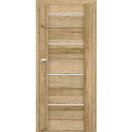 Vivento Loredo 04 DO 21-10 Laminated Door Set - Frame, MDF Box, 3 Hinges, Lock, Oak Riviera Eco-Finish | Doors | prof.lv Viss Online