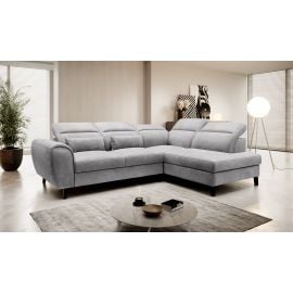 Eltap Noble Cloud Corner Pull-Out Sofa 201x255x100cm, Grey (CO-NOB-RT-03NU) | Living room furniture | prof.lv Viss Online