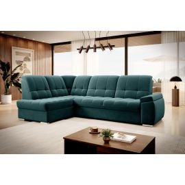 Eltap Sado Velvetmat Corner Pull-Out Sofa 192x272x95cm, Green (CO-SAD-LT-38VE) | Living room furniture | prof.lv Viss Online