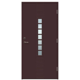 Viljandi Andre VU-T1 7R Exterior Door, Brown, 988x2080mm, Right (510313) | Exterior doors | prof.lv Viss Online