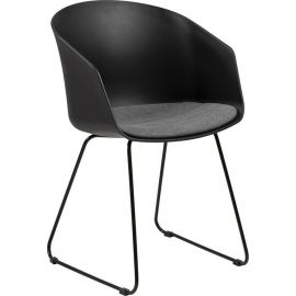 Virtuves Krēsls Home4You Moon 40, 51x51.5x81cm, Melns (AC22258-11) | Virtuves krēsli, ēdamistabas krēsli | prof.lv Viss Online