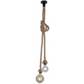 Подвесной светильник Rope 60W, E27 коричневый (390328) | Cits | prof.lv Viss Online
