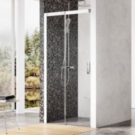 Ravak Matrix 110cm MSD2-110L Shower Door Left Side Transparent White (0WLD0100Z1) | Shower doors and walls | prof.lv Viss Online