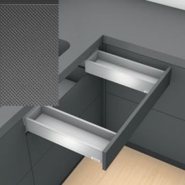 Blum myLegrabox Drawer, Under-Sink, M, 500mm, Carbon/Carbon Optics (53.50.05.85) | Blum | prof.lv Viss Online