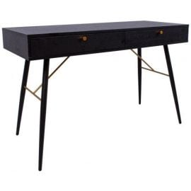 Home4You Luxembourg Writing Desk, 120x48x75cm, Black (45043) | Office furniture | prof.lv Viss Online