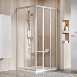 Ravak Supernova 80cm APSS-80 Shower Wall Transparent White (940401R2Z1) | Shower doors and walls | prof.lv Viss Online