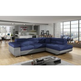 Stūra Dīvāns Izvelkams Eltap Anton Ontario/Soft 203x272x85cm, Zils (An_14) | Izvelkamie dīvāni | prof.lv Viss Online
