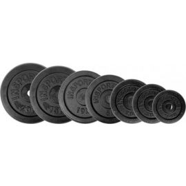 Insportline 2172-SADA Weight Disc Set 30mm 108.5kg Black | Fitness | prof.lv Viss Online