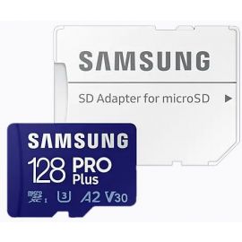 Карта памяти Samsung Micro SD 160 МБ/с с адаптером SD, синяя | Карты памяти | prof.lv Viss Online