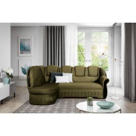 Eltap Lord Monolith Corner Pull-Out Sofa 180x243x105cm, Green (L_060) | Corner couches | prof.lv Viss Online