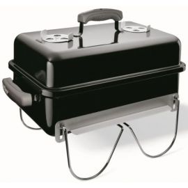 Weber Go-Anywhere Charcoal Grill 38cm Black/Silver (1131004) | Charcoal grills, barbecue | prof.lv Viss Online