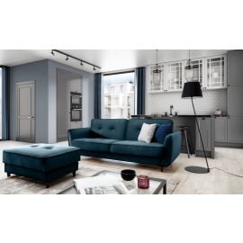 Eltap Bellis Extendable Sofa 220x90x83cm Universal Corner, Blue (SO-BEL-77MO) | Beds | prof.lv Viss Online