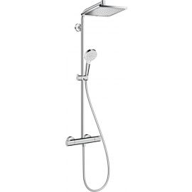 Hansgrohe Crometta E Shower Mixer with Thermostat Chrome (27271000) | Shower systems | prof.lv Viss Online