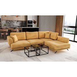 Eltap Larde Loco Corner Pull-Out Sofa 191x276x90cm, Yellow (CO-LAR-RT-45LO) | Sofas | prof.lv Viss Online