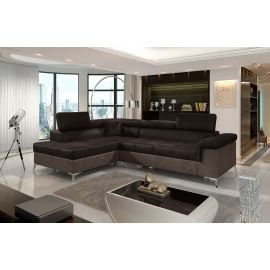 Eltap Eridano Monolith/Monolith Corner Pull-Out Sofa 202x275x90cm, Brown (ERI_50) | Corner couches | prof.lv Viss Online