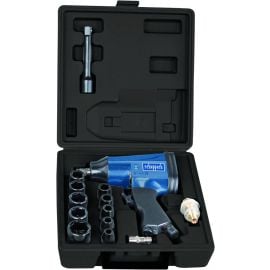 Scheppach Pneumatic Impact Wrench with Accessories and Socket Set (7906100717&SCHEP) | Pneumatic wrenches | prof.lv Viss Online