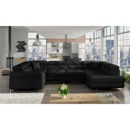 Eltap Letto Sawana Corner Pull-Out Sofa 202x340x90cm, Black (Le_51) | Living room furniture | prof.lv Viss Online