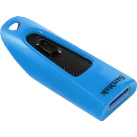 USB Zibatmiņa SanDisk Ultra 3.0, 64GB, Zila (SDCZ48-064G-U46B) | Sandisk | prof.lv Viss Online