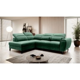 Eltap Noble Lukso Corner Pull-Out Sofa 201x255x100cm, Green (CO-NOB-LT-35LU) | Corner couches | prof.lv Viss Online