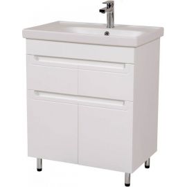Aqua Rodos Omega 70 ванная комната шкаф с раковиной Белый (195985) OUTLET | Получите немедленно | prof.lv Viss Online