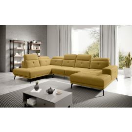 Eltap Bretan Savoy Corner Sofa 205x350x107cm, Yellow (CO-BRE-LT-45SAV) | Corner couches | prof.lv Viss Online