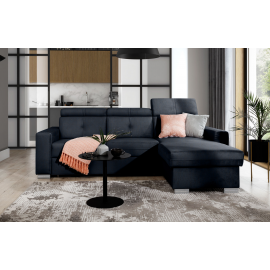 Eltap Fresia Monolith Corner Pull-Out Sofa 176x247x104cm, Grey (CO-FR-RT-79MO) | Sofas | prof.lv Viss Online