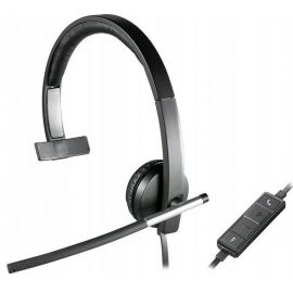 Logitech H650e Headset Black (981-000514) | Headphones | prof.lv Viss Online
