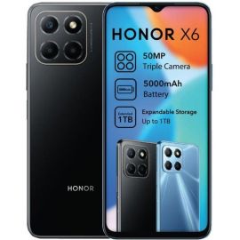 Honor X6 Мобильный телефон 64 ГБ Черный (5109AJKW) | Мобильные телефоны и аксессуары | prof.lv Viss Online