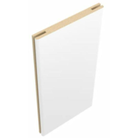 Durvju teleskopiskais kārbas paplašinājuma komplekts (2+1) MDF 2060x80x10mm, Balts matēts