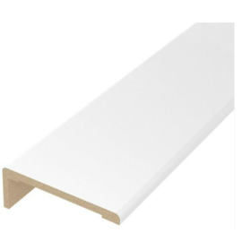 Durvju teleskopiskā apmale MDF 2150x80x16x21mm Balts matēts