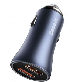 Baseus TZCCJD-A0G USB Car Charger 40W, Grey | Baseus | prof.lv Viss Online