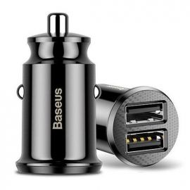 Базус CCALL-ML01 USB автомобильное зарядное устройство 15 Вт, черное | Автомобильные зарядные устройства для телефонов | prof.lv Viss Online