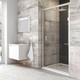 Ravak Blix 120cm BLDP2-120 Shower Door Transparent White (0PVG0100Z1) | Ravak | prof.lv Viss Online