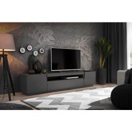 Шкаф для телевизора Halmar Eston RTV 35x200x41.5 см, серый (FUR-ESTON-RTV-GRA/GRA) | Тв столы | prof.lv Viss Online