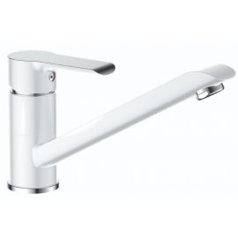 Aqualine Bianca Bathroom Sink Mixer White (246940) | Sink faucets | prof.lv Viss Online