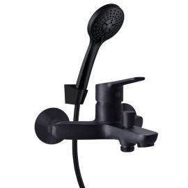 Rubineta Uno 10/K (BK2) Bath/Shower Water Mixer Black (1702753) PROMOTION | Bath mixers | prof.lv Viss Online