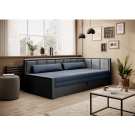 Изъятый диван Eltap Fulgeo 214x82x77 см угловой универсальный, синий (SO-FUL-RT-40PO-04PO) | Диваны | prof.lv Viss Online