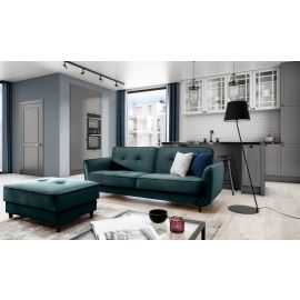 Eltap Bellis Extendable Sofa 220x90x83cm Universal Corner, Green (SO-BEL-76MO) | Beds | prof.lv Viss Online