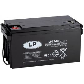 Auto Akumulators Landport NSA LP12-80 T6 VRLA 80Ah, | Auto akumulatori | prof.lv Viss Online