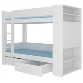 Adrk Garet Children's Bed 210x94x160cm, Without Mattress, White (CH-Gar-W-210-E1151) | Beds | prof.lv Viss Online