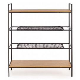 Halmar Reg21 Shelf, 111x34x129cm Oak/Black (V-CH-REG_20) | Shelves | prof.lv Viss Online