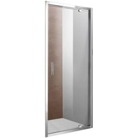 Vento Napoli 90cm H=195cm Shower Door, Chrome (44230) | Shower doors and walls | prof.lv Viss Online