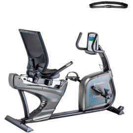 Insportline inCondi R600i Horizontal Exercise Bike Black/Blue (8725) | Exercise bikes | prof.lv Viss Online