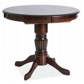 Стол Signal Margo раскладной 90x90 см, тёмно-коричневый | Кухонные столы | prof.lv Viss Online