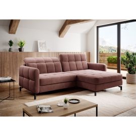 Eltap Lorelle Kronos Corner Pull-Out Sofa 160x225x105cm, Pink (Lore_87) | Living room furniture | prof.lv Viss Online