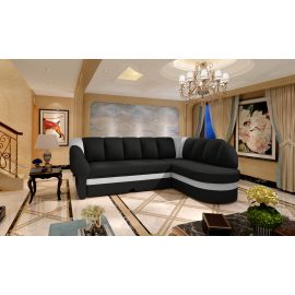 Eltap Benano Sawana/Soft Pull-Out Corner Sofa 180x250x85cm, Black (B014) | Sofa beds | prof.lv Viss Online