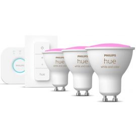 Philips Hue White And Color Ambiance 929001953113 Smart LED Bulb GU10 5W 2000-6500K 3pcs | Bulbs | prof.lv Viss Online