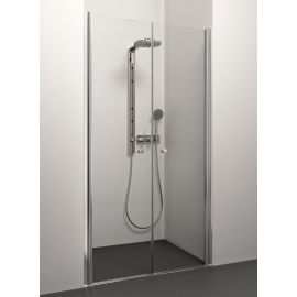 Glass Service Flavia 100cm 100FLA Shower Door Transparent Chrome | Stikla Serviss | prof.lv Viss Online