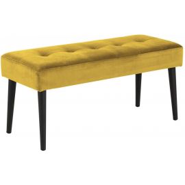 Home4You Bedside Table Glory, 38x140x45cm, Yellow (AC87492) | Bed storage benches | prof.lv Viss Online